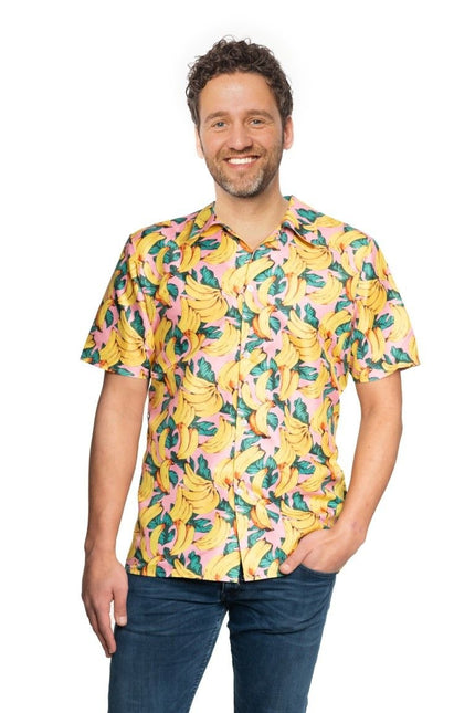 Feestbazaar Fout Party Hawaii Blouse Bananen