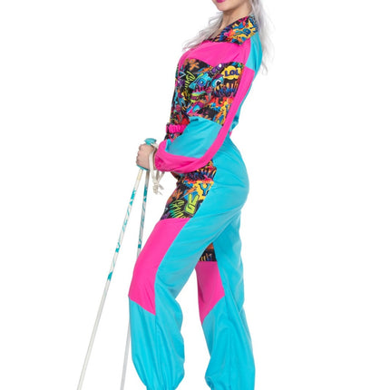 Feestbazaar Fout Skipak 80's Dames Retroprint Lolyo