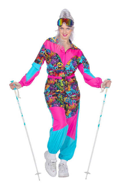 Feestbazaar Fout Skipak 80's Dames Retroprint Lolyo