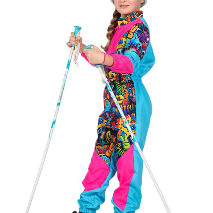 Feestbazaar Fout Skipak 80's Retroprint Lolyo Meisje