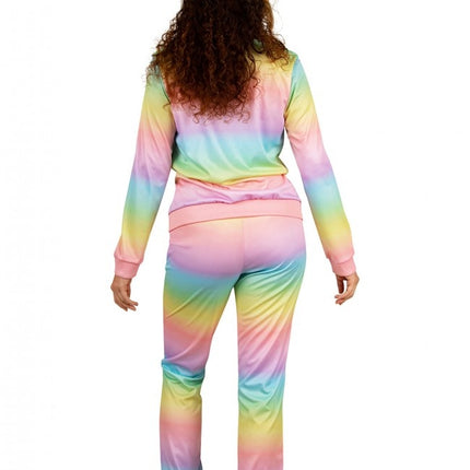Feestbazaar Fout Trainingspak Regenboog Pastel Dames