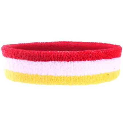 Feestbazaar Foute hoofdband rood/wit/geel