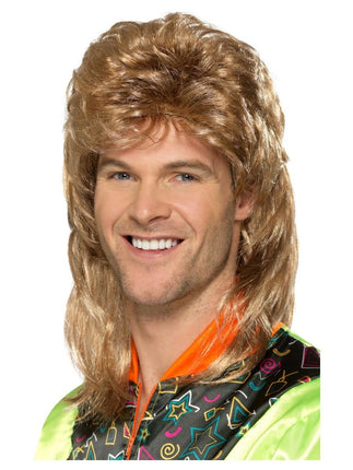 Feestbazaar Foute Mullet Pruik