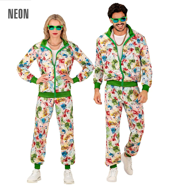 Feestbazaar Foute Party Outfit Eurobiljetten Unisex
