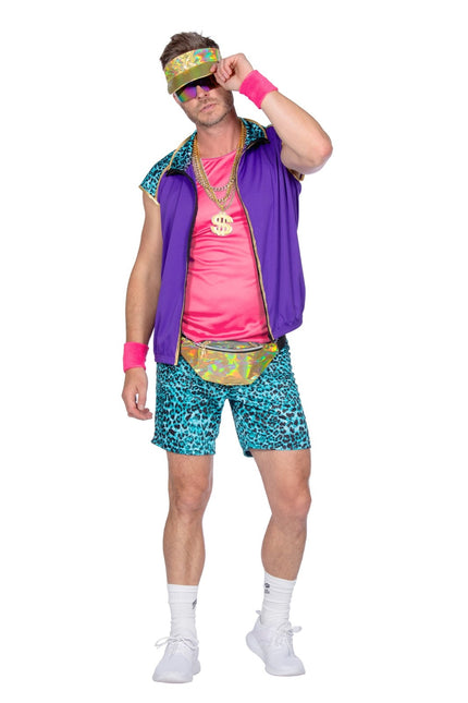 Feestbazaar Foute Party Verkleedset Panterprint Heren