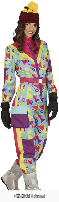 Feestbazaar Foute Ski Overall Happy Dames