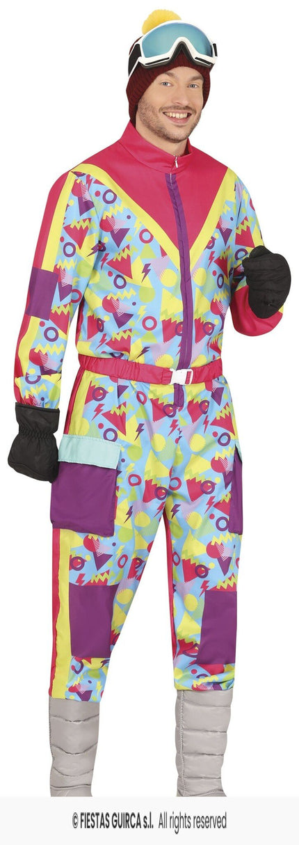 Feestbazaar Foute Ski Overall Happy Heren