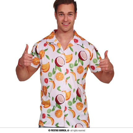 Feestbazaar Foute Zomer Blouse Fruit Koi