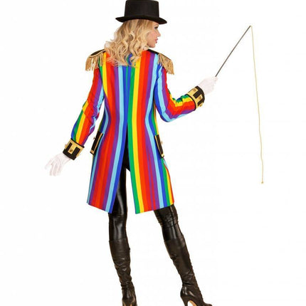 Feestbazaar Frackjas regenboog dames