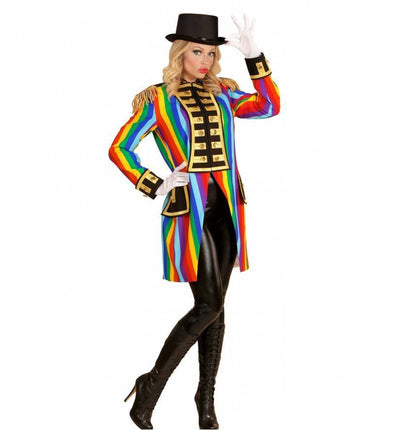 Feestbazaar Frackjas regenboog dames