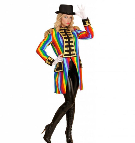 Feestbazaar Frackjas regenboog dames