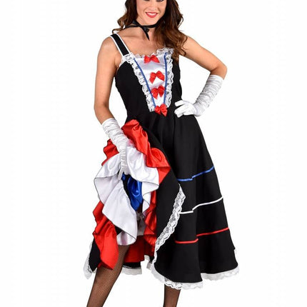 Feestbazaar Franse Can Can Jurk Vrouw
