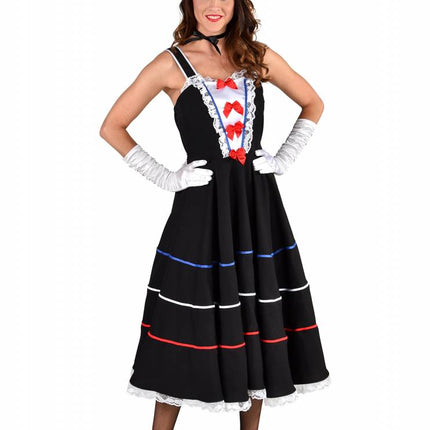 Feestbazaar Franse Can Can Jurk Vrouw