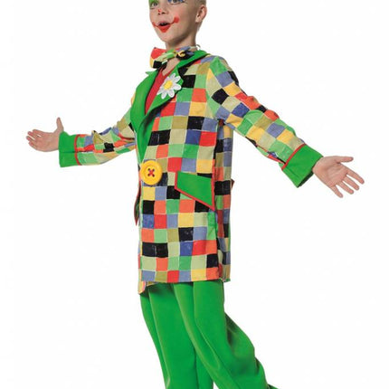 Feestbazaar Funky clown jongen kostuum