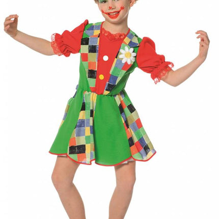 Feestbazaar Funky Clown meisjes kostuum