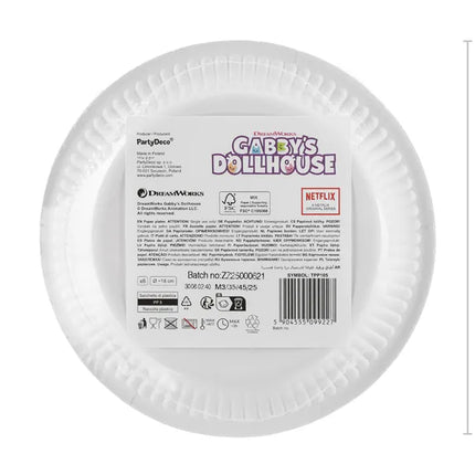 Feestbazaar Gabby's Dollhouse bordjes 18cm (6st)