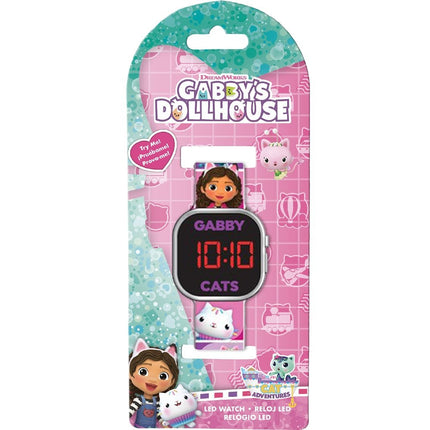 Feestbazaar Gabby's Dollhouse LED Horloge