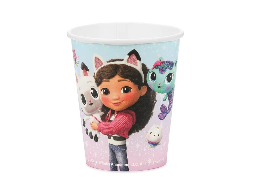 Feestbazaar Gabby's Poppenhuis Bekers 250ml (8st)