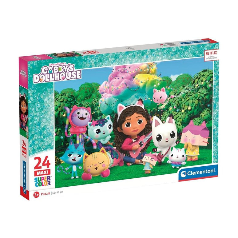 Feestbazaar Gabby's Poppenhuis Clementoni Puzzel Maxi 24 stukjes