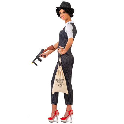 Feestbazaar Gangster Jumpsuit Nadia Dames