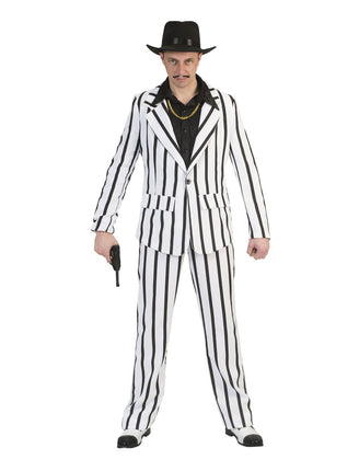 Feestbazaar Gangster Kostuum Krijtstreep
