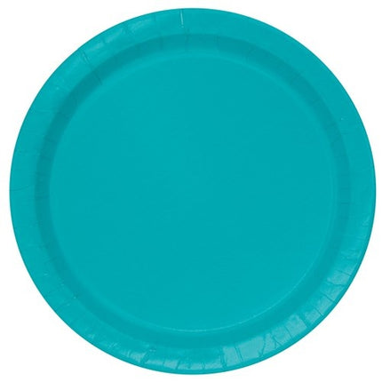 Feestbazaar Gebaksbordjes Teal 18cm (20st)