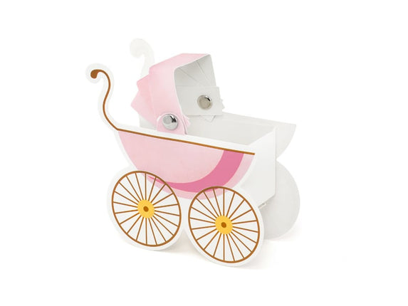 Feestbazaar Geboorte Decoratie Kinderwagen Meisje - 10 Stuks