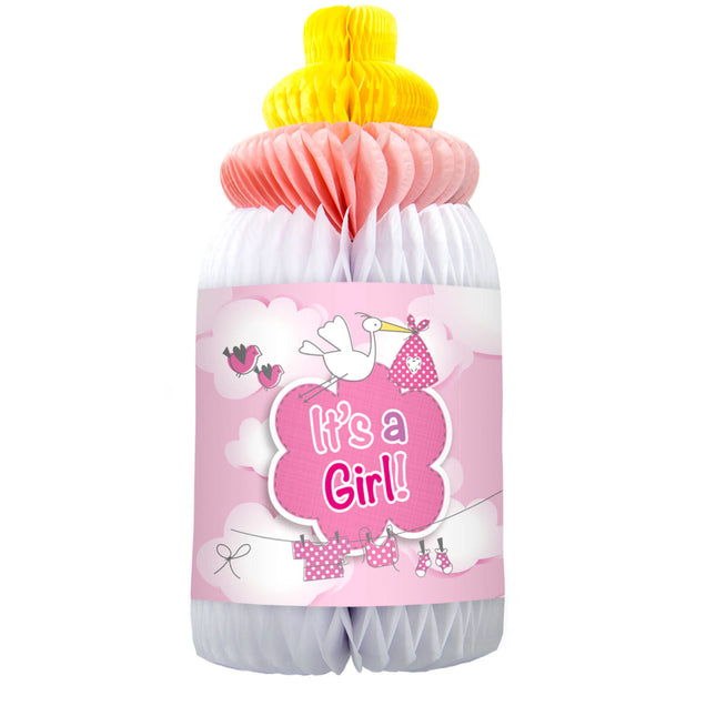 Feestbazaar Geboorte Honeycomb Babyfles Meisje