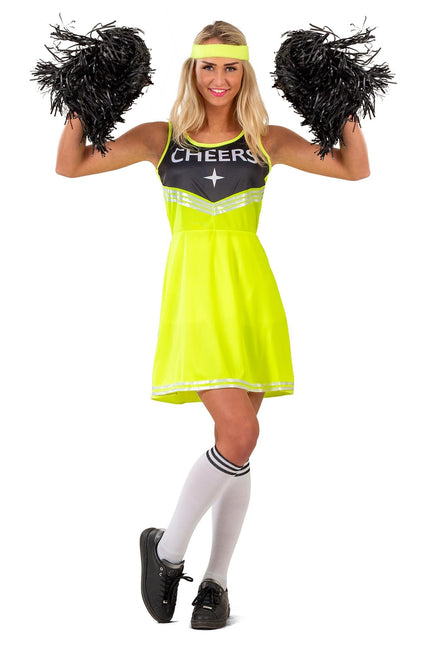 Feestbazaar Geel Cheerleader Jurkje Dames