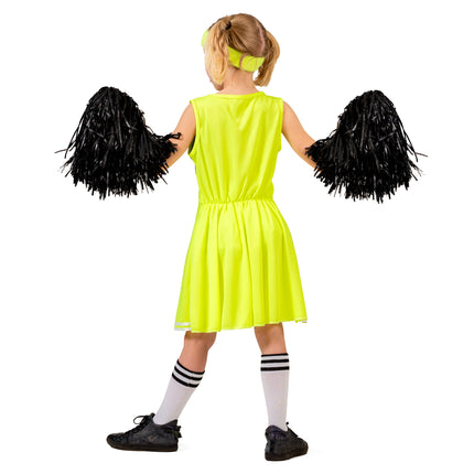 Feestbazaar Geel Cheerleader Jurkje Kind Shirley