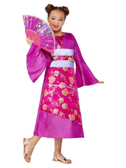 Feestbazaar Geisha Jurk Meisje Met Waaier
