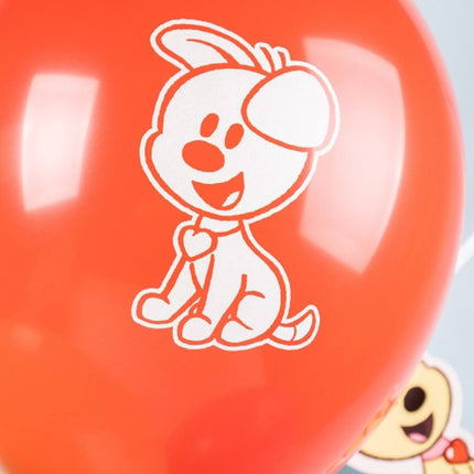 Feestbazaar Gekleurde Latex Ballonnen Woezel En Pip (6st)