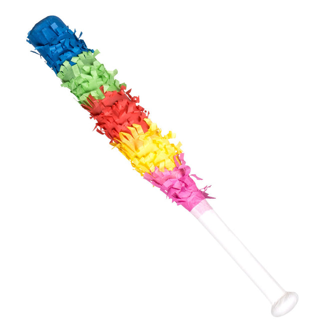 Feestbazaar Gekleurde Pinata Stok (43cm)