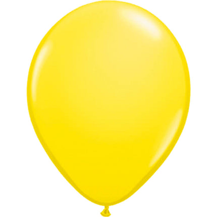 Feestbazaar Gele ballonnen 100 stuks 30cm