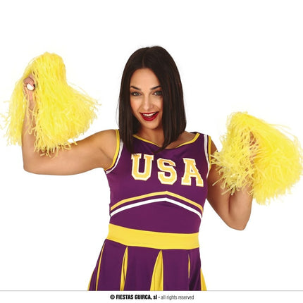 Feestbazaar Gele Cheerball Sticks (2st)