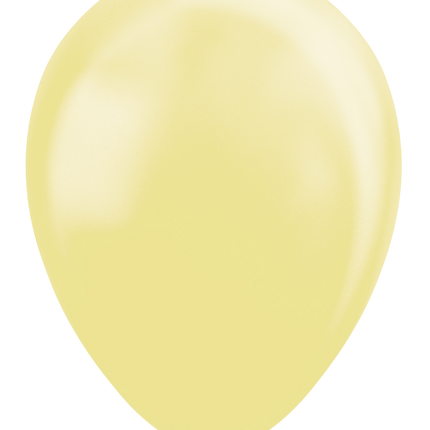 Feestbazaar Gele Macaron Ballonnen (50st)