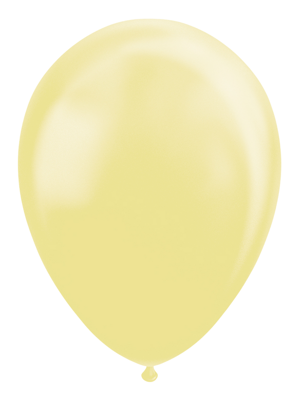 Feestbazaar Gele Macaron Ballonnen (50st)