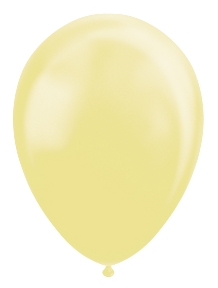 Feestbazaar Gele Macaron Ballonnen (50st)