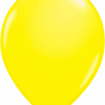 Feestbazaar Gele neon ballonnen 25cm - 8 stuks