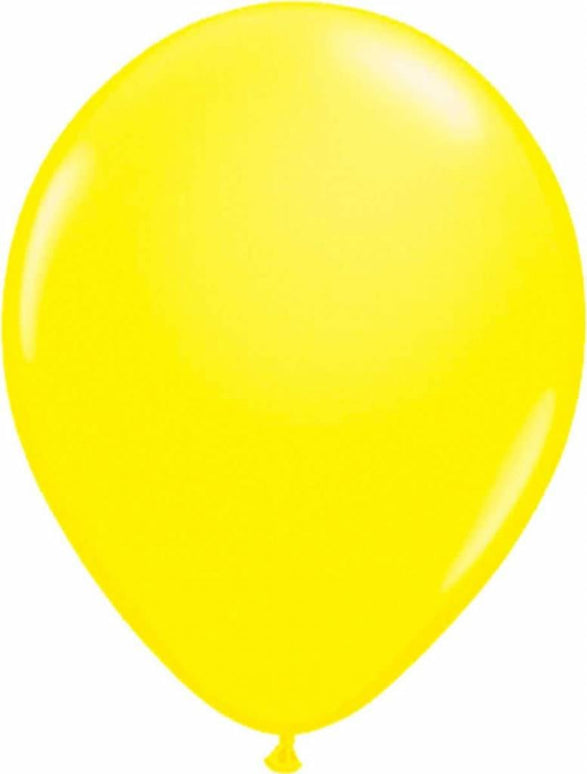 Feestbazaar Gele neon ballonnen 25cm - 8 stuks