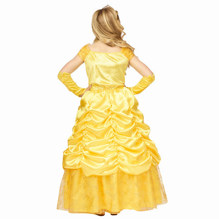 Feestbazaar Gele Prinsessenjurk Kind Fleur