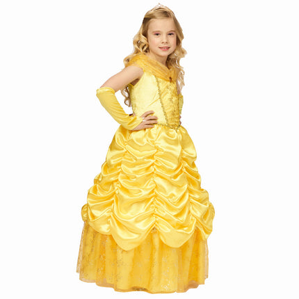 Feestbazaar Gele Prinsessenjurk Kind Fleur