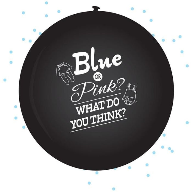 Feestbazaar Gender Reveal Ballon Jongen - 60 cm