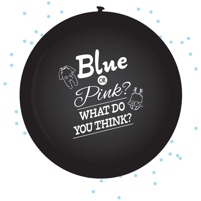 Feestbazaar Gender Reveal Ballon Jongen - 60 cm