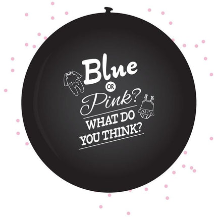 Feestbazaar Gender Reveal Ballon Meisje - 60 cm