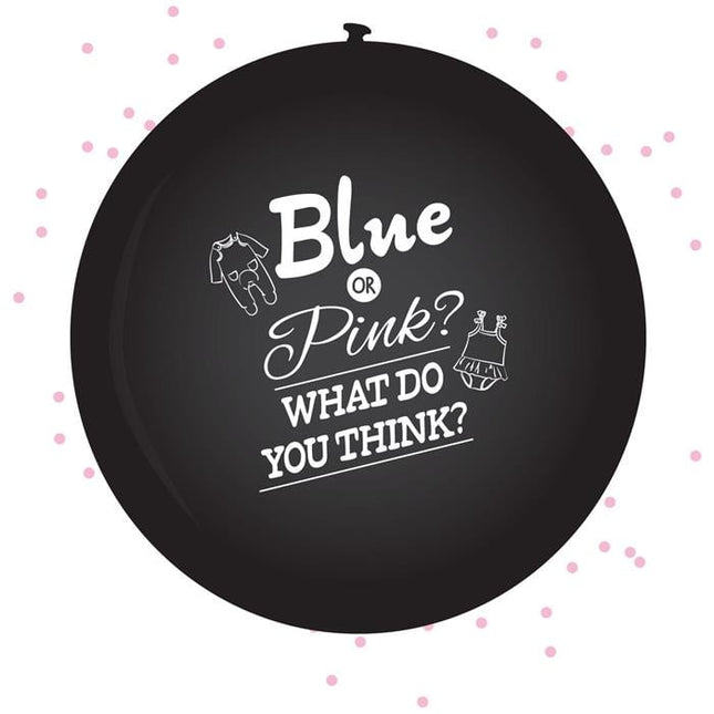 Feestbazaar Gender Reveal Ballon Meisje - 60 cm