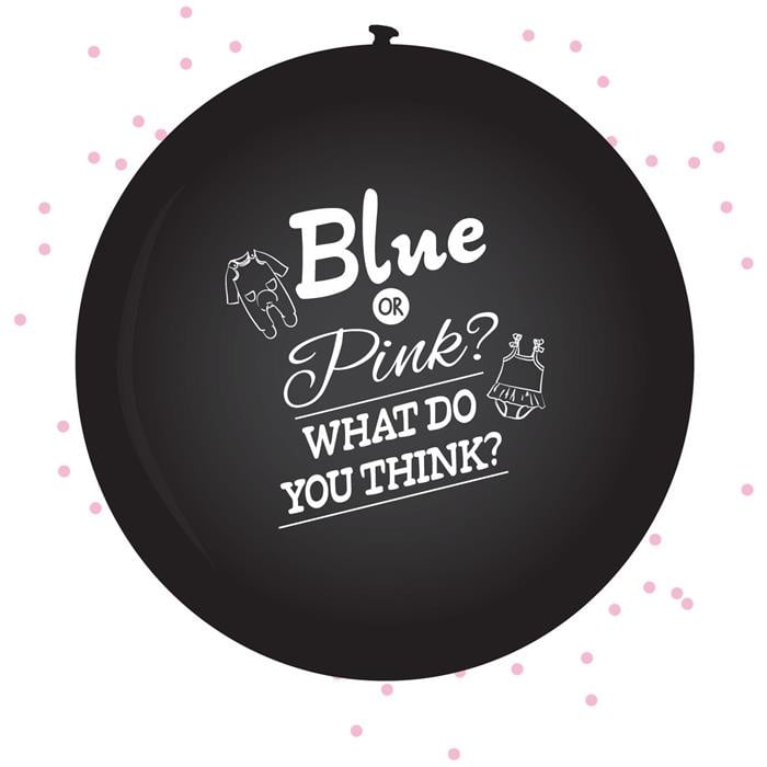 Feestbazaar Gender Reveal Ballon Meisje - 60 cm