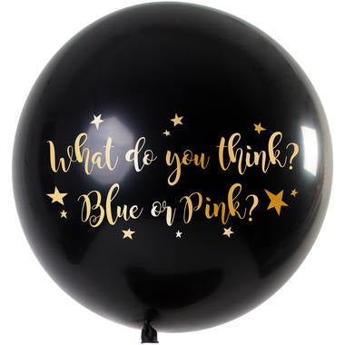 Feestbazaar Gender Reveal Ballon Metallic Goud Girl (90cm)