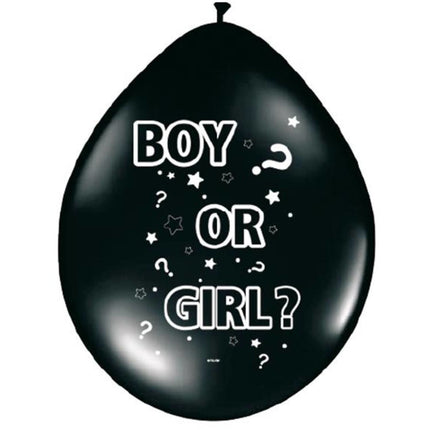 Feestbazaar Gender Reveal Ballonnen 30cm - 8 stuks
