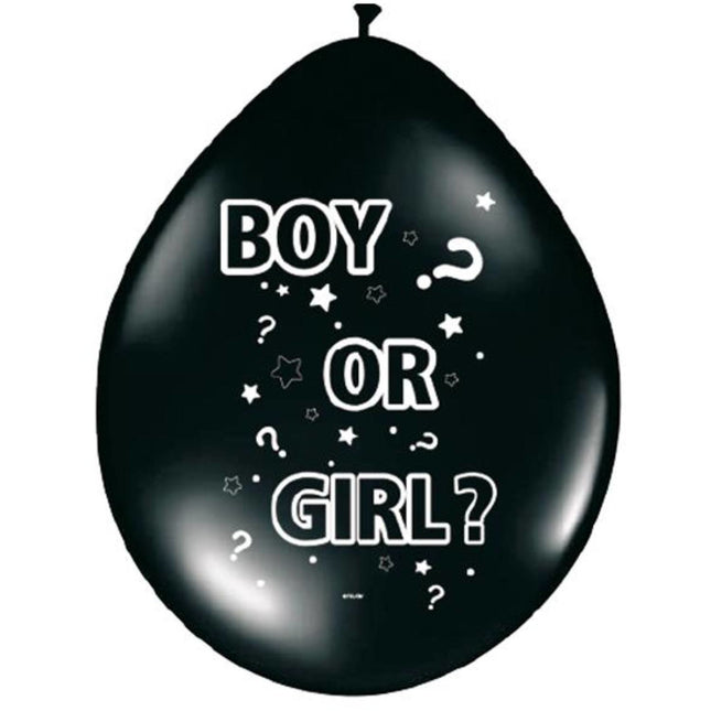 Feestbazaar Gender Reveal Ballonnen 30cm - 8 stuks
